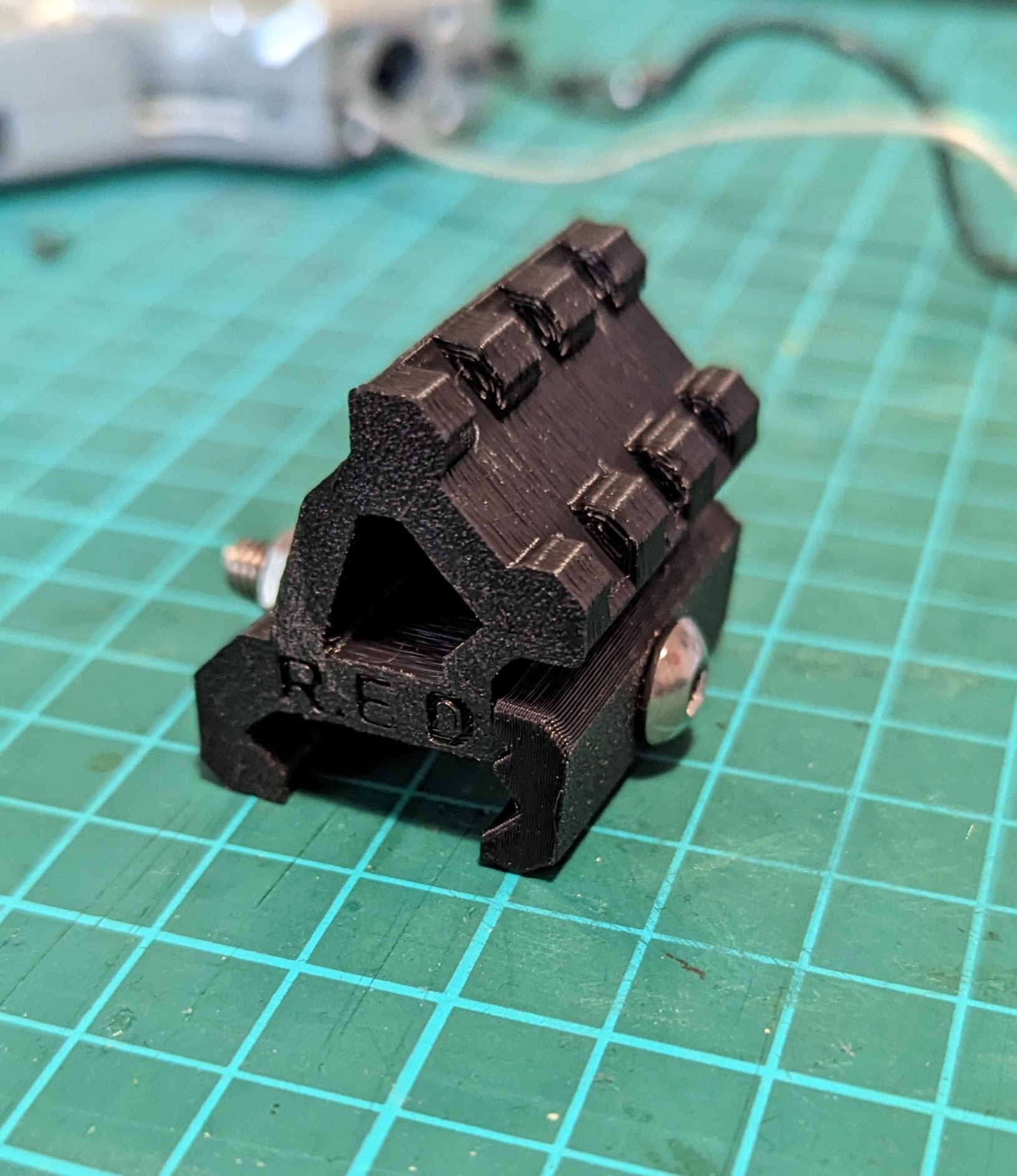 45 degree rail mount